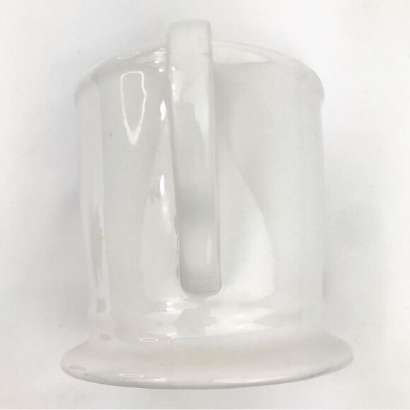 Anthropologie White Monogram Initial H Pedestal Mug - Picture 8 of 13